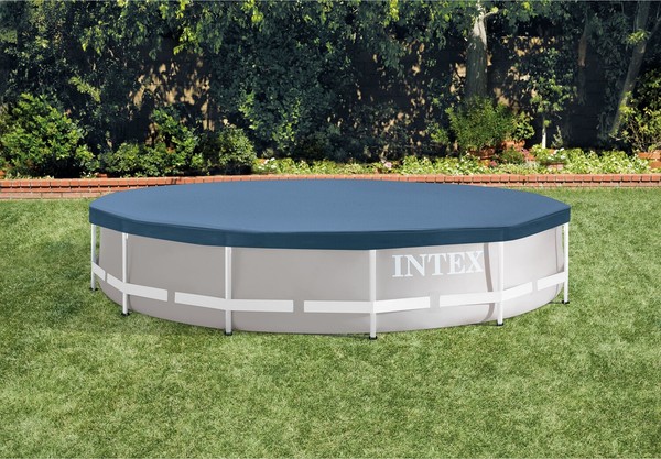 Intex Abdeckplane 366Cm FüR Intex Metal Frame Pool 28031 Abdeckung-image