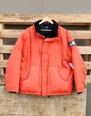 vintage 90s polo ralph lauren Down Puffer Jacket Orange vintage 90s polo ralph lauren Down Puffer Jacket Orange