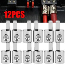 12Pc Car Audio Power/Ground 1/0 Gauge to 4 Gauge Amp Input Reducers Wire Reducer
