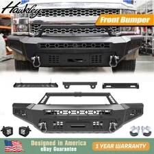 Off-Road Front Bumper for 2015-2019 Chevy Silverado 2500 3500 HD W/Winch Plate