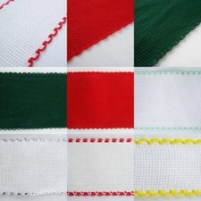 8 TYPE Scallop Edge Aida Band Cross Stitch 30mm 50mm 75mm BUY 25cm 50cm 1m 278