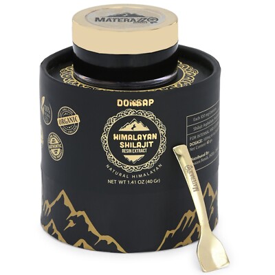 HIMALAYAN Shilajit FRESH NEW Organic Extremely Potent 60 SERVINGS 40 GRAM