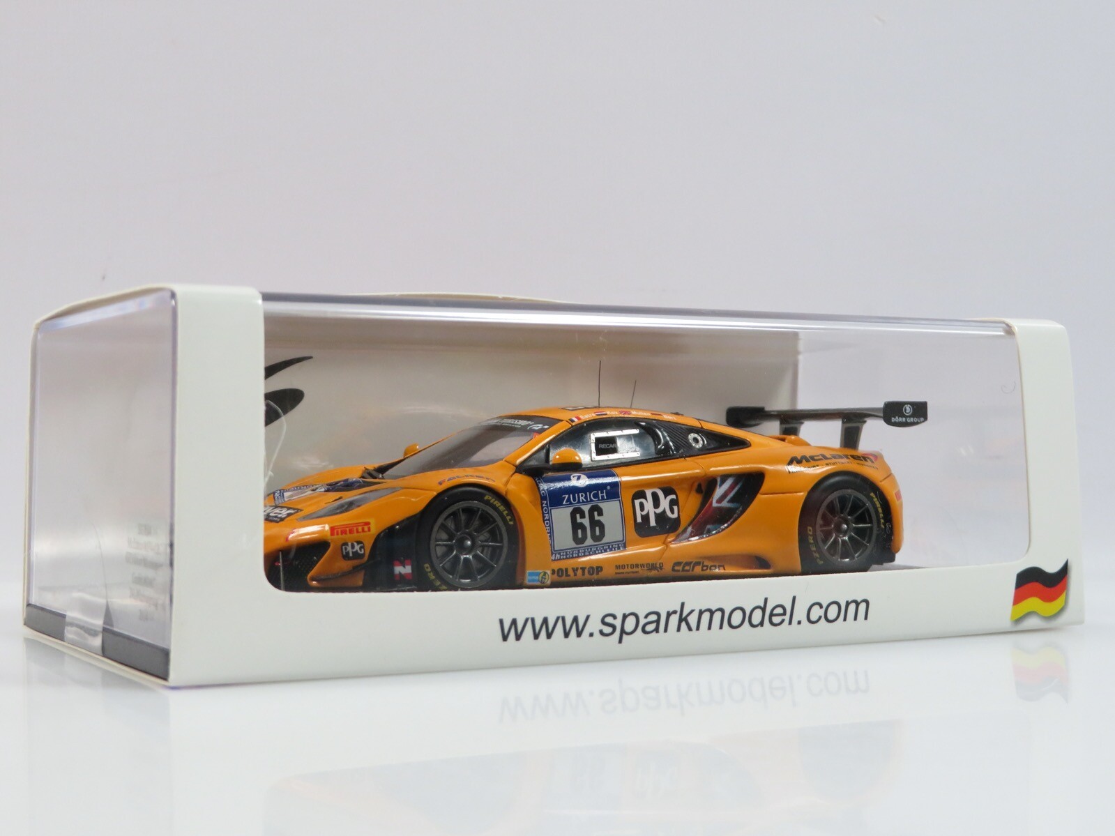 1:43 Spark SG154 McLaren MP4-12C GT3 Dorr / ADAC 24h N-Ring 2014 X2