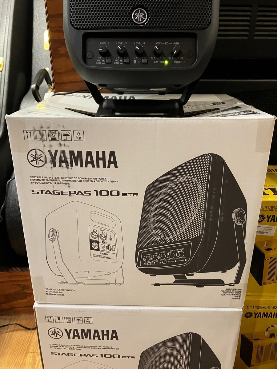 Yamaha STAGEPAS 100BTR 100W Battery-Powered Portable PA System w