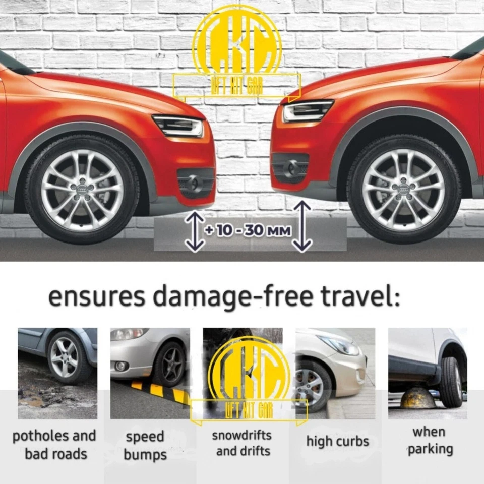 Separador de bobina trasera 30 mm para VW GOLF 5,6,7, EOS JETTA PASSAT TIGUAN... - Imagen 2 de 3