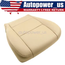 For 2001 02 03 2004 Toyota Sequoia Tundra Driver Bottom Leather Seat Cover Tan