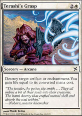 Terashi's Grasp Light Play, English Magic the Gathering MTG Betrayers of Kamigaw