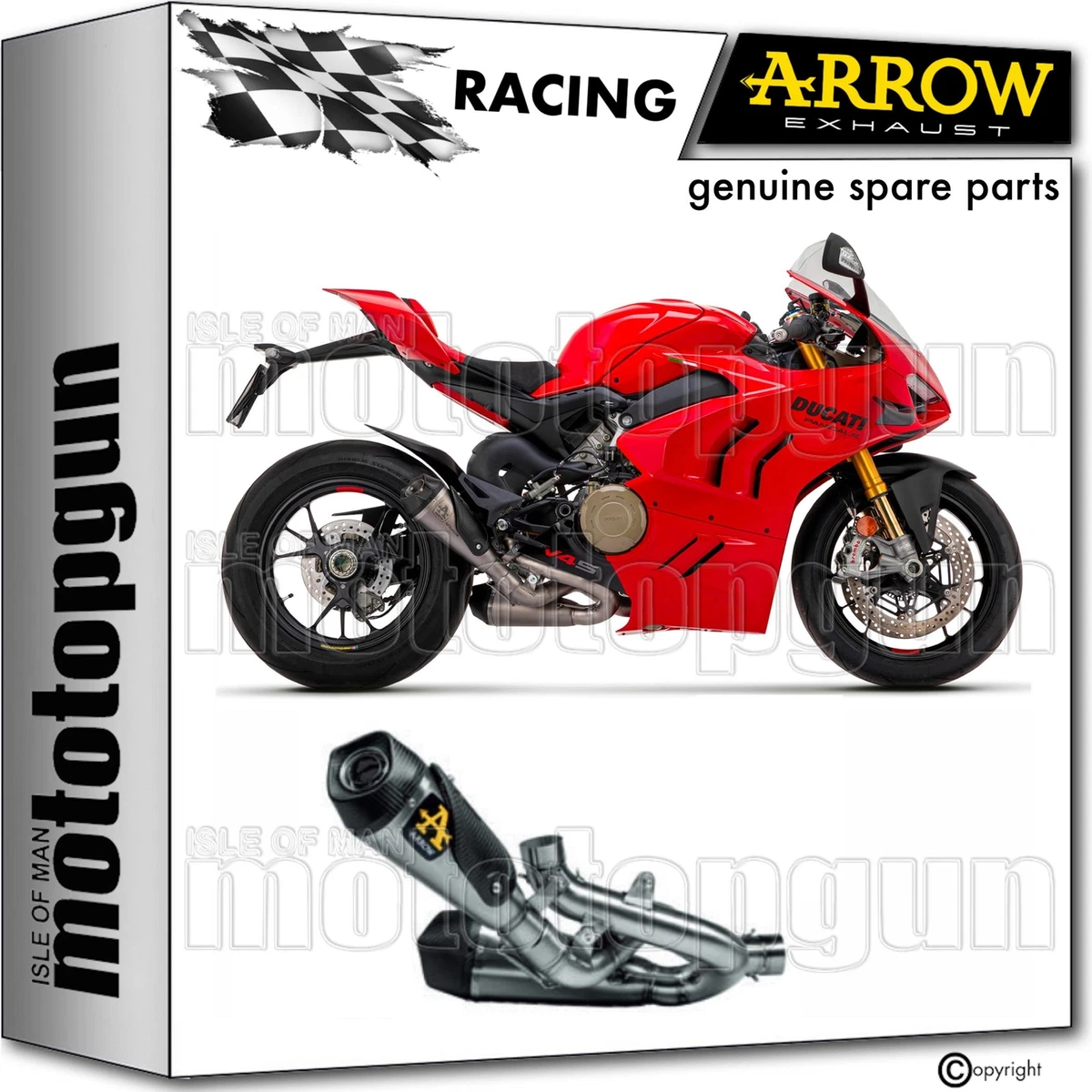 Ducati panigale 2024 v4 arrow exhaust