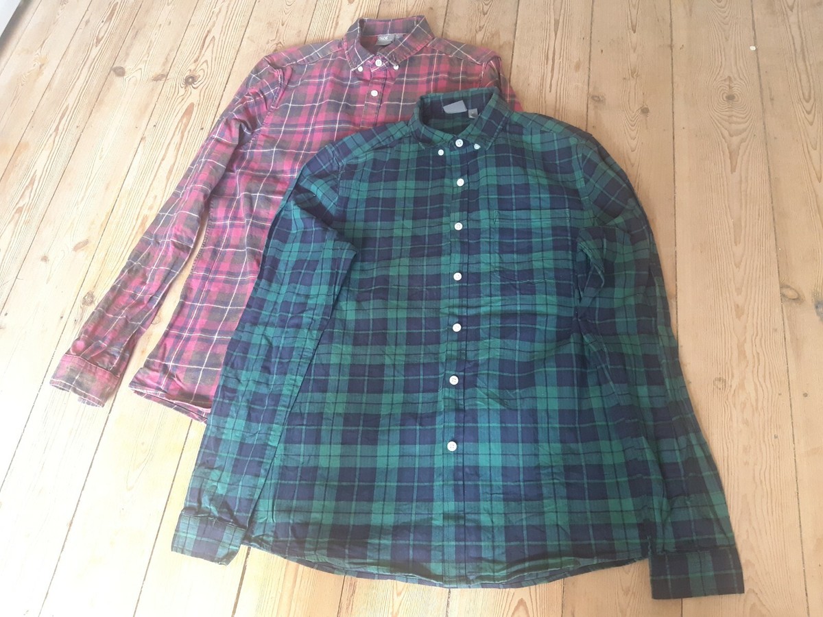mens ASOS check shirt medium UK