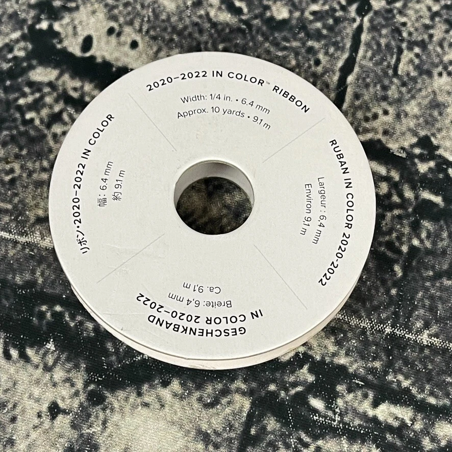 Stampin' Up BUMBLEBEE 2020-2022 In Color Ribbon 1/4" x 10 Yards 2 rolls  #153622 - Image 4 of 4