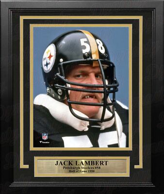 Jack Lambert Snarl Pittsburgh Steelers 8