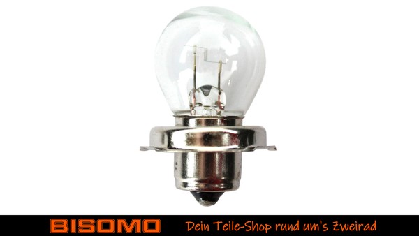 GlüHlampe 6V 15W GlüHbirne Kugellampe E-Zeichen P26S Moped Roller Motorrad Mofa-image