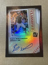2020 Donruss Classified Eloy Jimenez Signatures Auto White Sox Autograph
