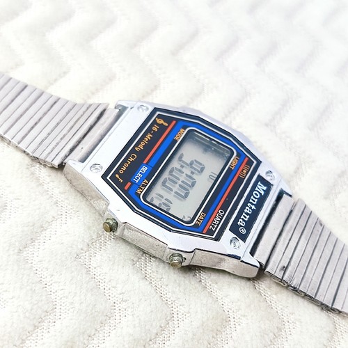 ⭐VINTAGE Soviet watch Montana quartz digital 16 melodi chrono Made in USSR 1990s - Picture 6 of 12