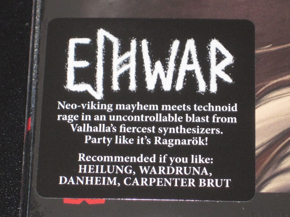 Eihwar: Viking War Trance CD 2024 Season Of Mist Recs USA