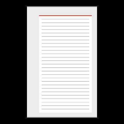BSB Zeitplaner Mini 50 Blatt Notizen liniert 02-0197