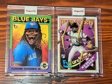 Topps Project70 Vladimir Guerrero Jr and Ke'Bryan Hayes by Alex Pardee