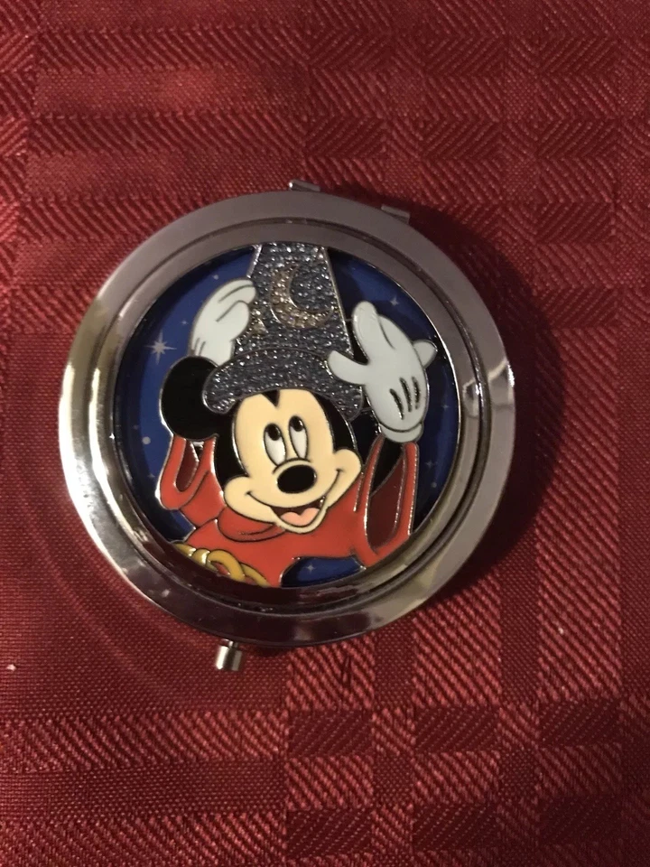 Disney Fantasia Sorcerer Mickey Mouse Compact Magnifying Mirror NEW - Image 2 of 4