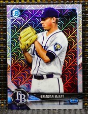 BRENDAN McKAY  -  2018 BOWMAN CHROME MEGA PROSPECT IMAGE VARIATION REFRACTOR