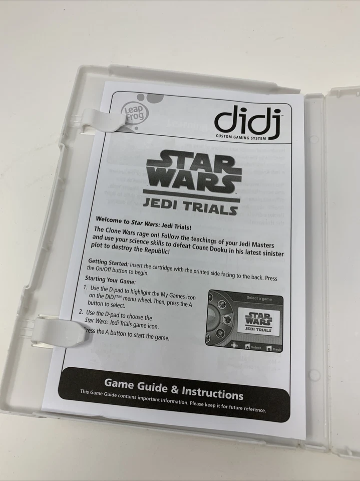 Leapfrog Didj Custom Learning Game: Star Wars: Jedi Trials (Didj, 2009) - Image 3 of 4