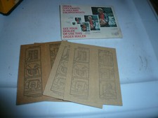 RARE Lot of 11 POLACOLOR PRINT MOUNTS Polaroid Land Camera 4 3/16" by 3 3/16"