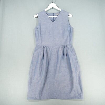 cute white linen dress High Low Linen Dress / White
