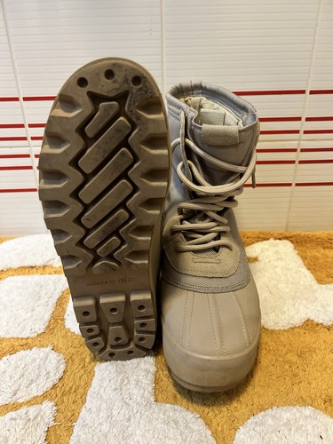 Men 9 Adidas Yeezy 950 Beige Boots Peyote AQ4828 Rare - Picture 5 of 5