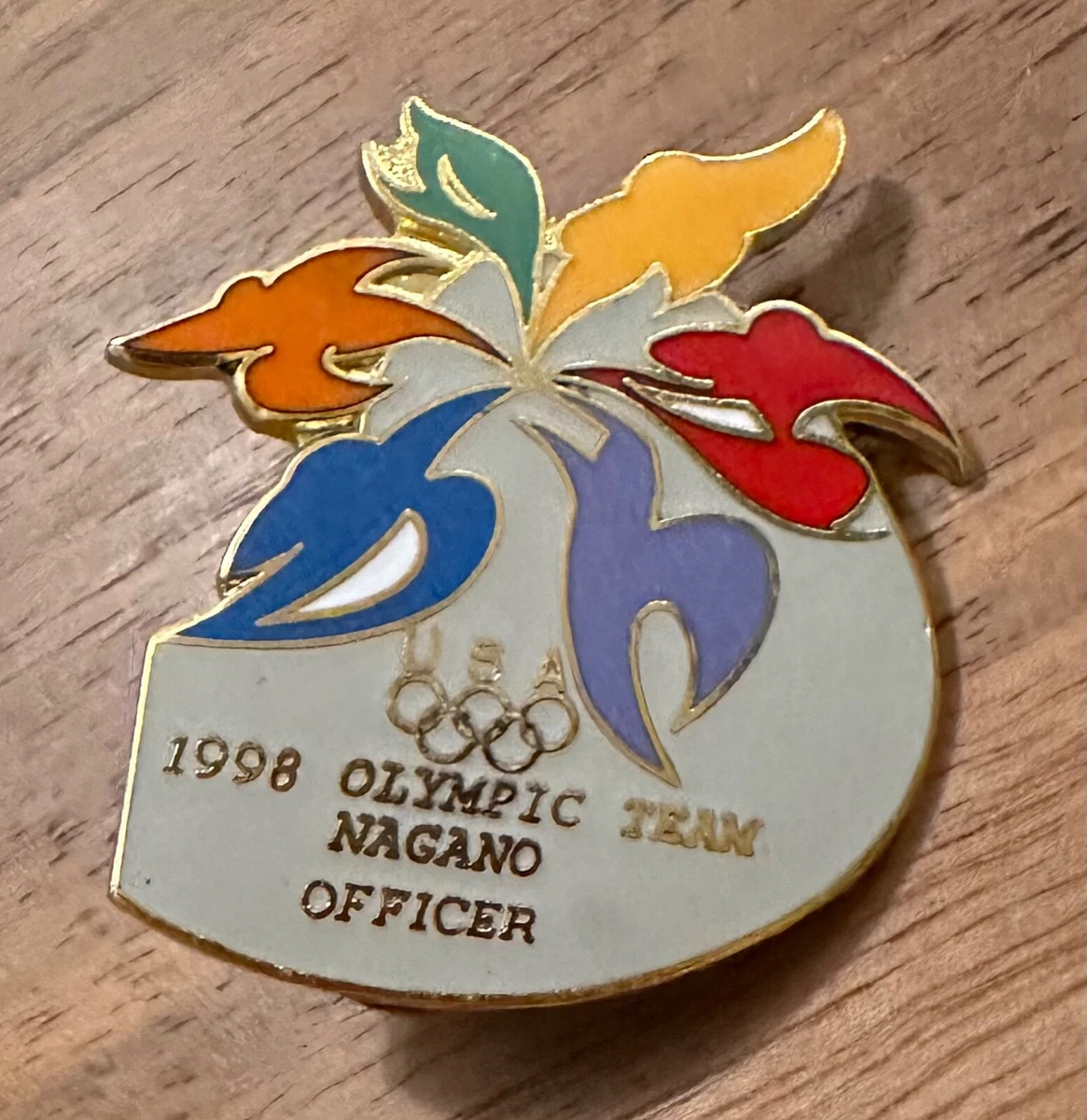 Nagano 1998 Event Olympics Fan Pin, Buttons for sale | eBay
