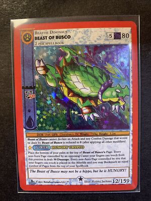 Beast of Busco 1st Edition Full Holo Rare Metazoo Cryptid Nation