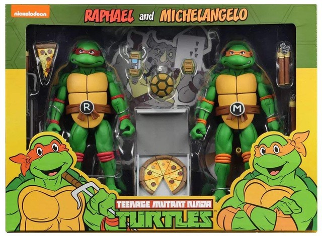 1980's teenage mutant ninja turtles action figures
