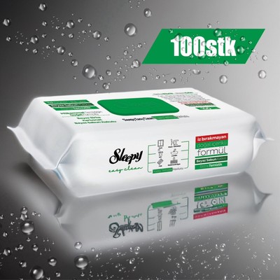 SLEEPY EASY CLEAN - 100x Feuchttücher, Allzwecktücher,  Reinigungstücher - NEU