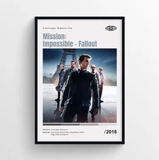 Mission: Impossible - Fallout Movie Poster Print, Wall Art - Unframed