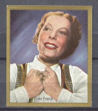 Ellen Frank Vintage Movie Star Cigarette Trading Card Constantin No.35