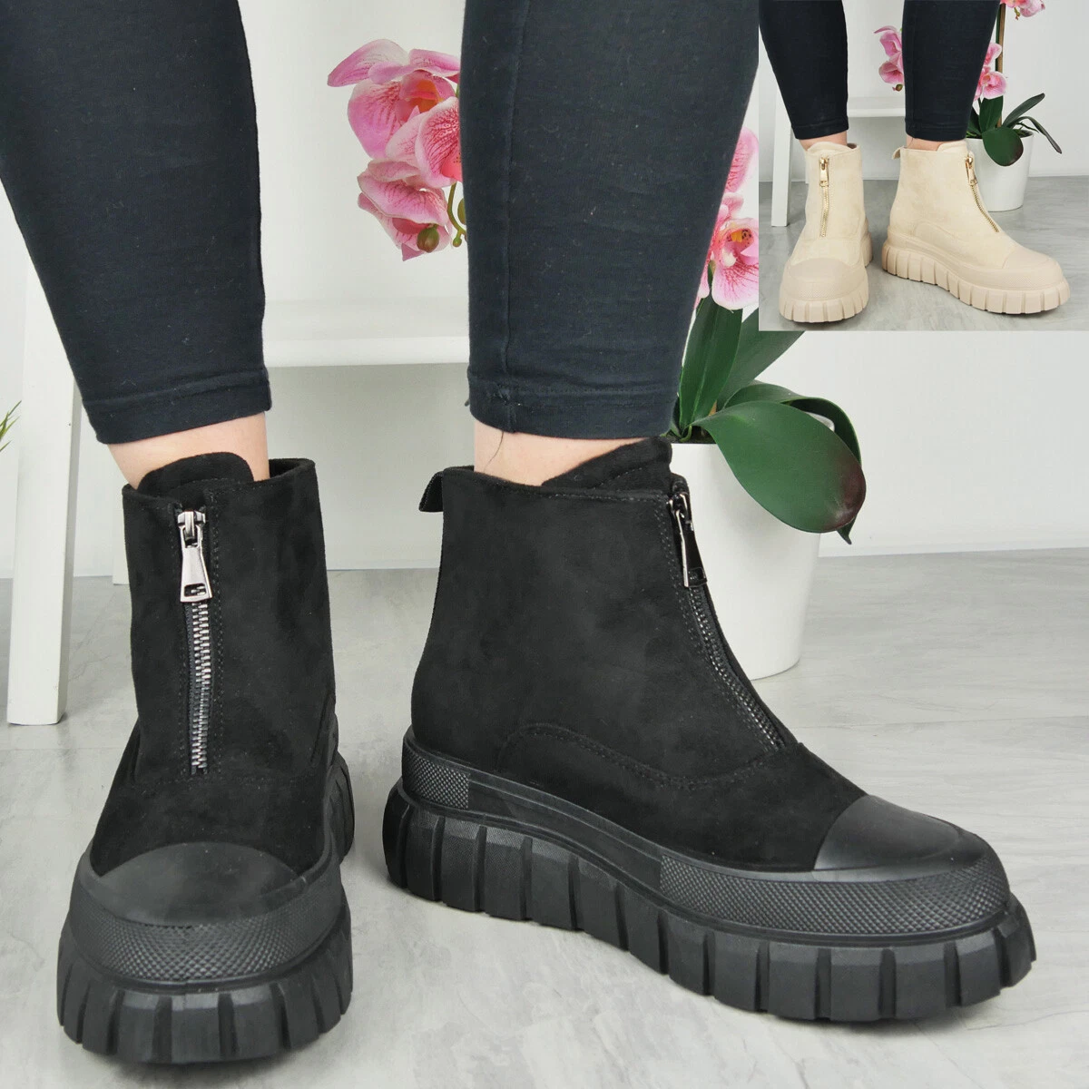Ladies ankle hotsell boot trainers