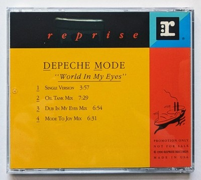 DEPECHE MODE World In My Eyes CD Rare 1990 4-Track PROMO Single w/ Remixes OOP