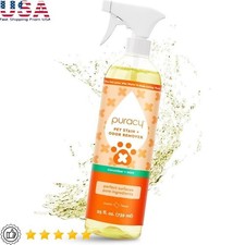 Pet Stain Odor Remover Enzyme Cleaner Dog Cat Urine Carpet Cucumber Mint 25oz US