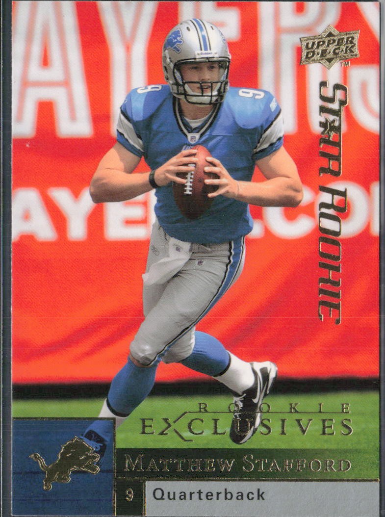 2009 Upper Deck Rookie Exclusives #77 Matthew Stafford