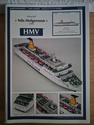 Fährschiff Nils Holgersson / Peter Pan der TT Linie 1:250 HMV