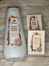 Colomba Edizione Limitata Holiday Treat 2 Barrette Sapone Pan di Zenzero Delizia e Lavaggio Corpo
