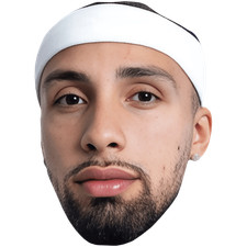 Jose Alvarado (Headband) Celebrity Mask, Flat Card Face, Fancy Dress Mask