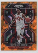 2021-22 Panini Prizm Orange Ice Prizm David Johnson #278 Rookie RC 0yl7