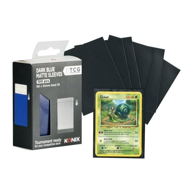 Protège-cartes Konix de 66 x 91 mm idéal pour vos soirées jeux