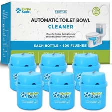 Automatic Toilet Bowl Cleaners – 6 Pack Automatic Toilet Tank Cleaning Bottle...