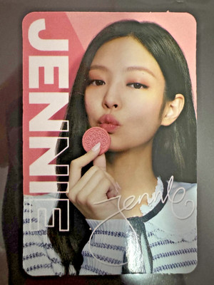 2023- OREO Black Pink Limited Photo Card Jennie with Free Post.