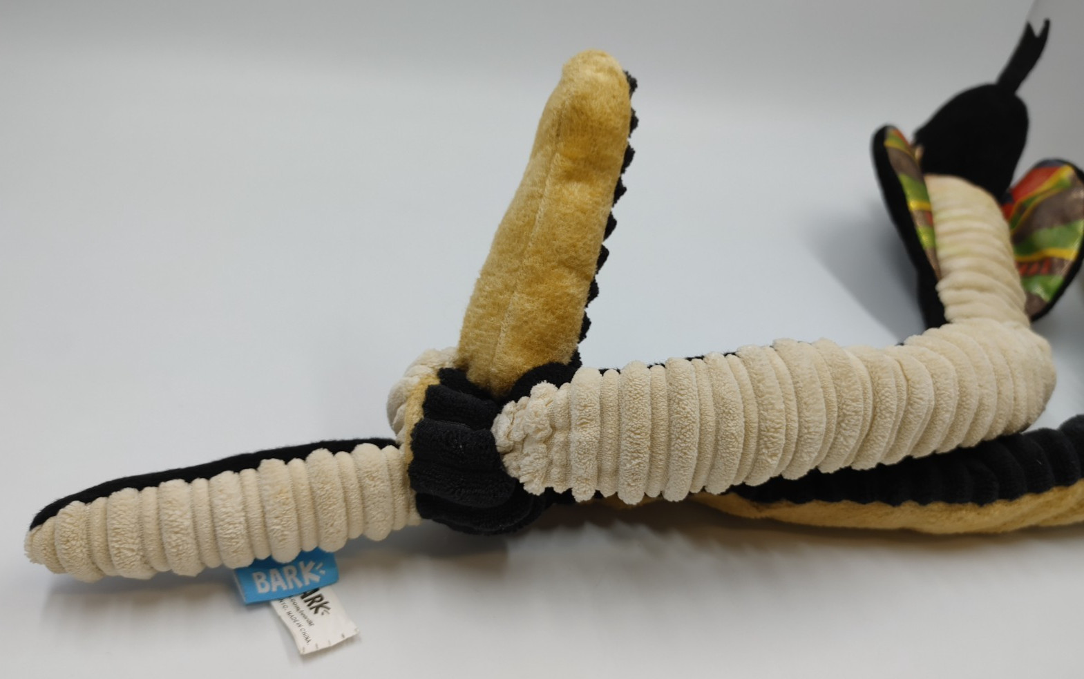 4 Bark Box Dog Toys Lot Plush Crinkle Squeak Tug Snake Crab Fish + Some Retired