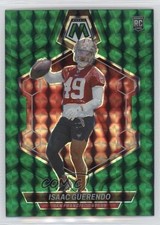 2024 Panini Mosaic Rookies Green Mosaic Prizm Isaac Guerendo #388 bn5