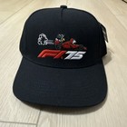 Formula 1 x Peanuts F1 75 Year Special Flat Brim Cap Black Snoopy Hat SOLD OUT — photo 1