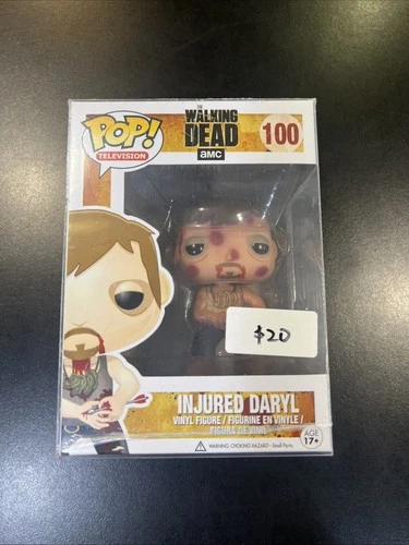 Funko Pop! Vinyl The Walking Dead Daryl (Injured) #100 Brand New ➕protector