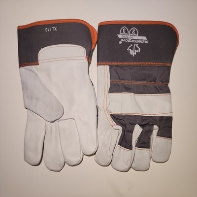 NEW! Superior Endura XL Cowgrain Leather Fitter Gloves | #76YBDQ/XL
