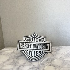 Harley Davidson Cycles Logo Trailer Hitch Plug Receiver Cover Usa